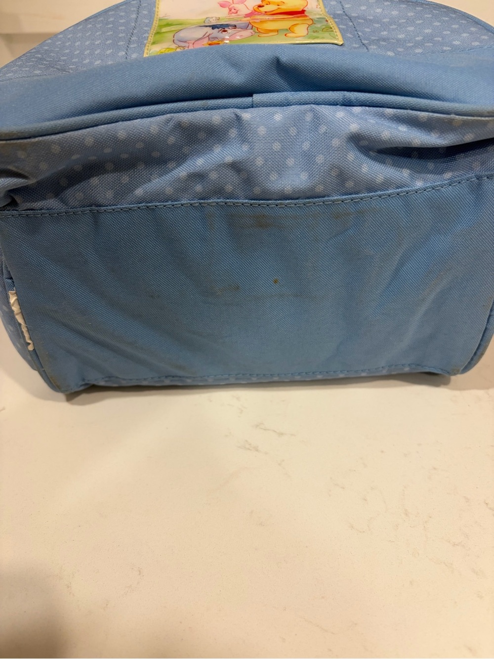 Rare Vintage Disney Winnie the Pooh Blue Diaper/lunch bag - Picture 6 of 6